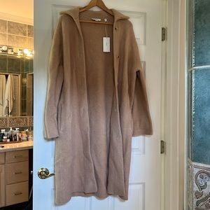 Vince collared cardigan coat
